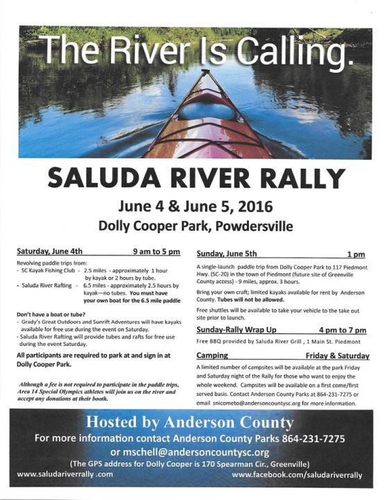 Saluda River Rally